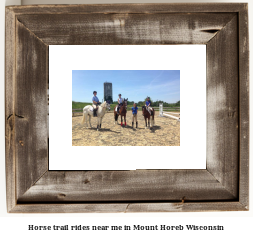 horse trail rides near me in Mount Horeb, Wisconsin